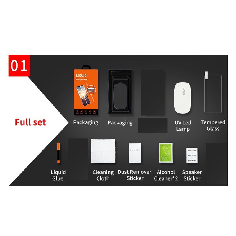 Original TMAX Kính Cường Lực Full Keo T-MAX UV Dành Cho     compatible with for IPhone 11 Pro X Xr Xs Max T Max 5G