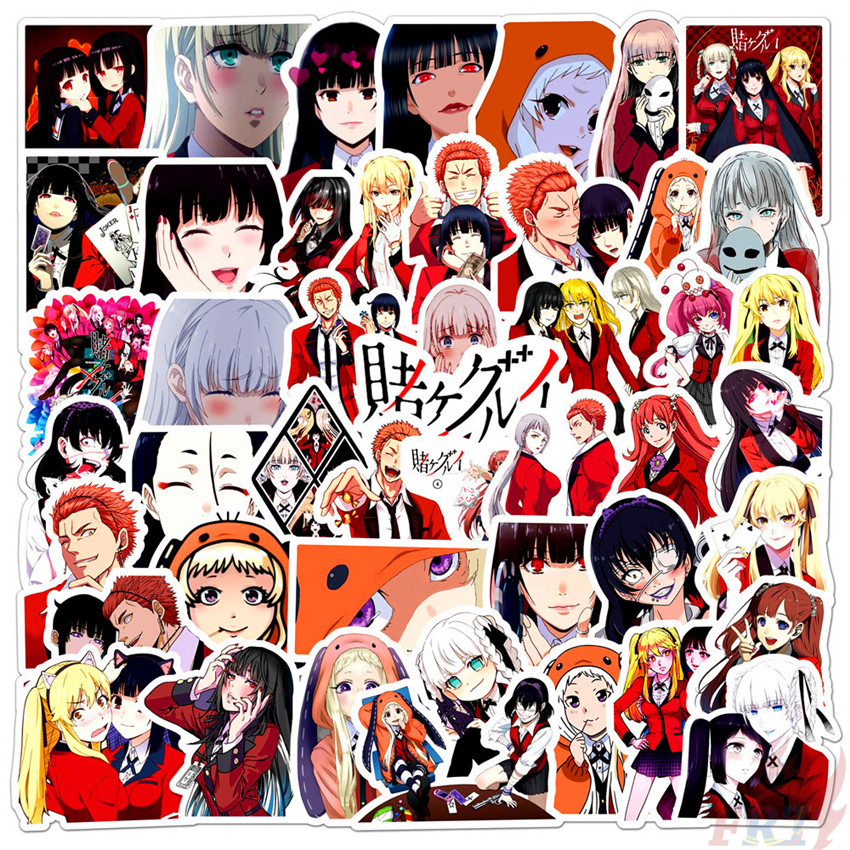 ❉ Kakegurui - Series 05 Anime Stickers ❉ 50Pcs/Set Jabami Yumeko DIY Fashion Doodle Decals Stickers