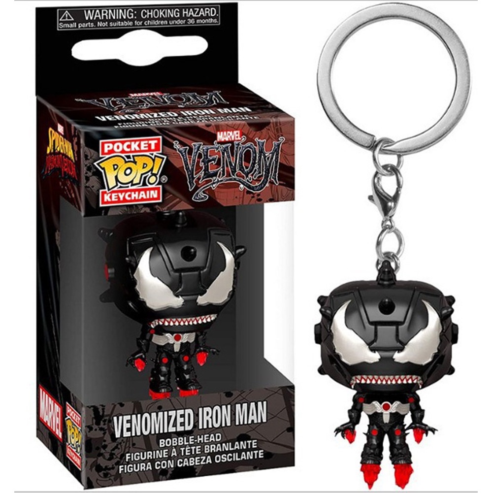 Funko Pop Avengers Series Action Figure Keychain Venom Captain Marvel Magneto HOT SALE