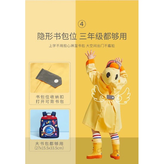 Áo mưa cho bé Kocotree Rời Mã KQ19327