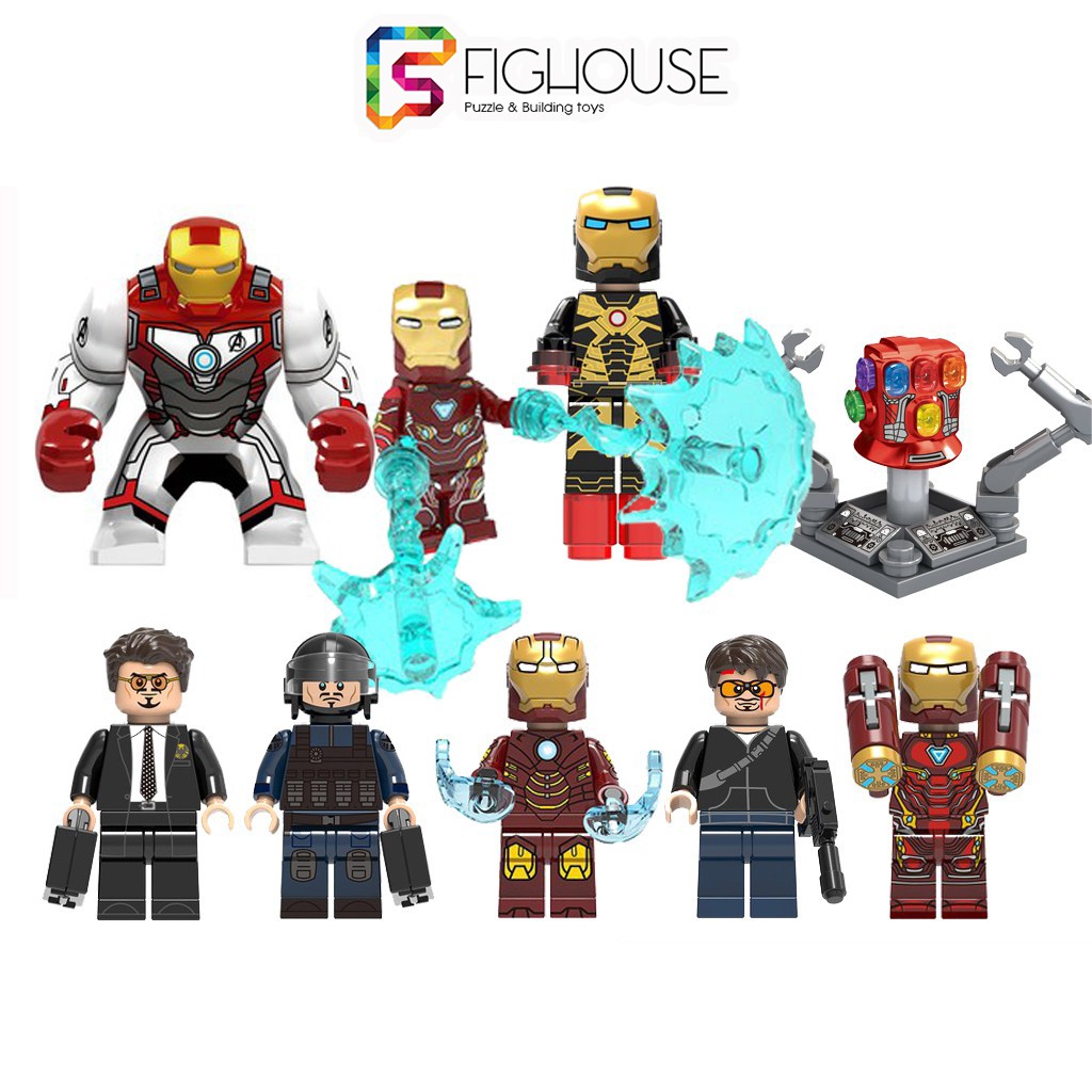 Xếp Hình Minifigures & Bigfig Siêu Anh Hùng Iron Man - Đồ Chơi Lắp Ráp FH3000