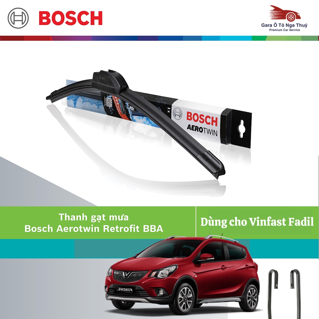 BỘ CẦN GẠT MƯA BOSCH CHÍNH HÃNG CHO VINFAST FADIL