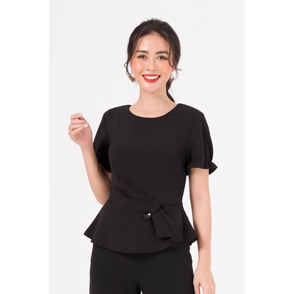 Áo kiểu nữ peplum LAMER L61B20Q019