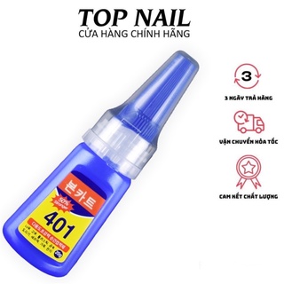 Keo dán móng giả 401,keo dán móng siêu chắc