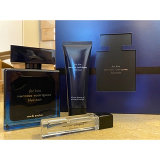 Set nước hoa narciso cho nam Bleu noir 100ml + 10ml + 75ml