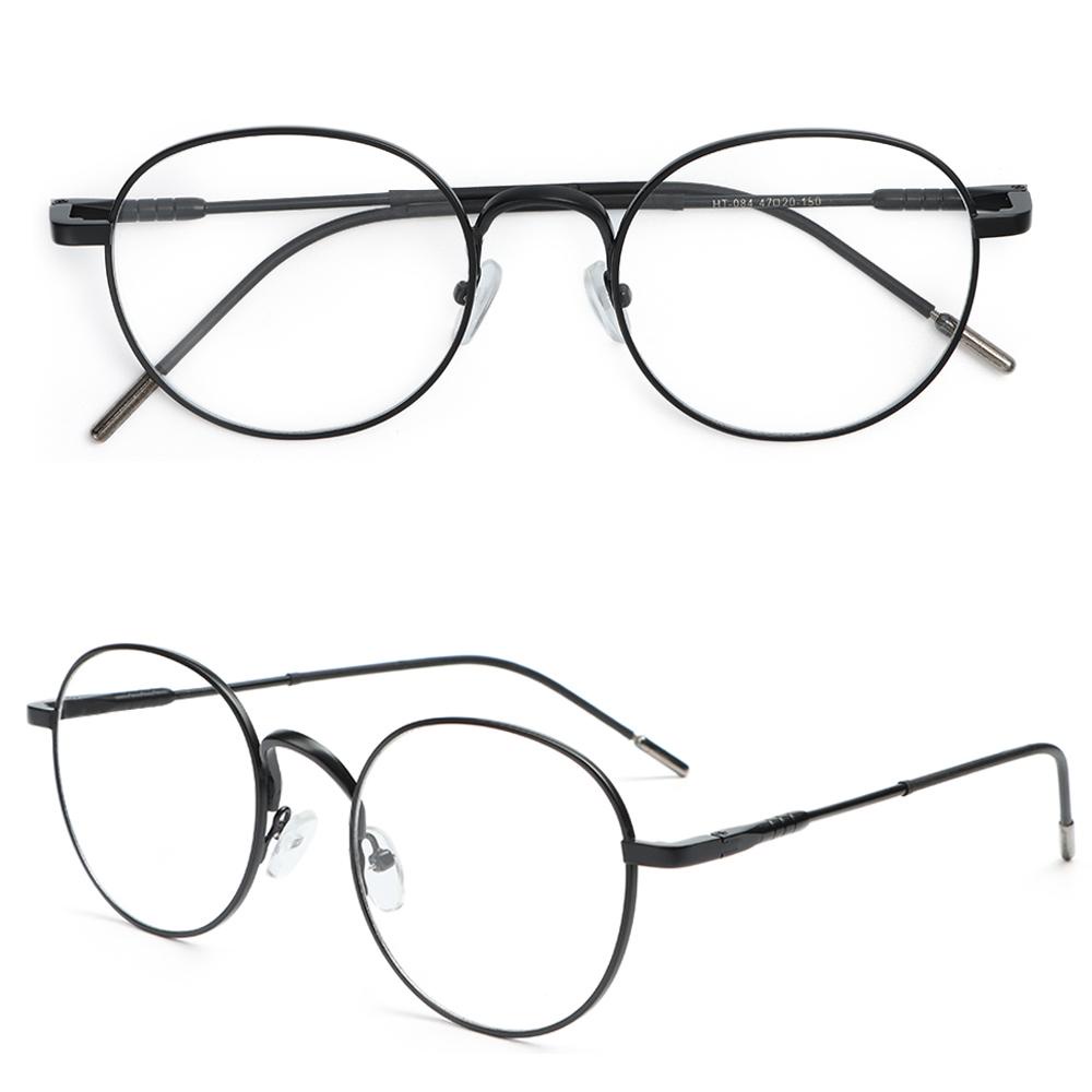 Mắt Kính Gọng Tròn Bằng Kim Loại Siêu Nhẹ Phong Cách Vintage Thời Trang