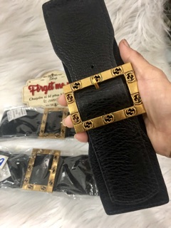 MS349. Thắt lưng bản 6cm. Mặt chữ nhật
