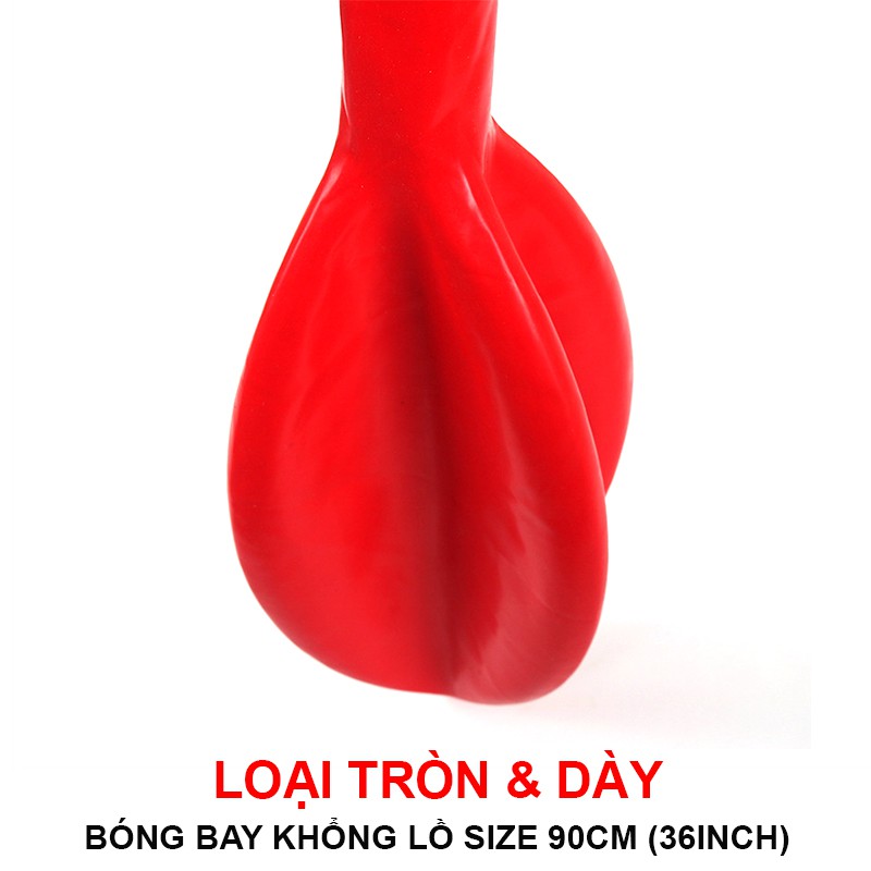 Bóng Bay Size Đại 90cm  Siêu To Khổng Lồ, Bong Bóng Trang Trí, Loại Tròn Siêu Dày Thái Lan