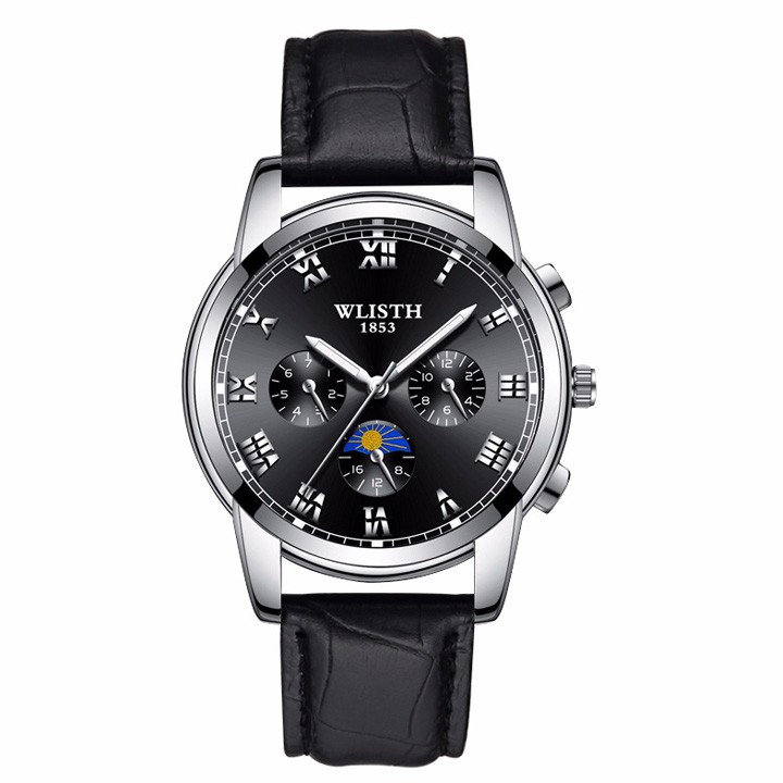 Đồng hồ 💝 Free ship 💝 Giảm 20k khi áp mã [TUIXHN] Đồng Hồ Nam Dây Thép Không Gỉ WILSTH Kim Dạ Quang Ban Đêm - DH04 | BigBuy360 - bigbuy360.vn