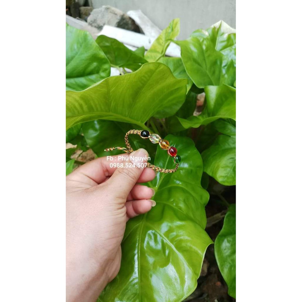 Vòng Đan Dây Ngũ Sắc ( Để lại size tay )