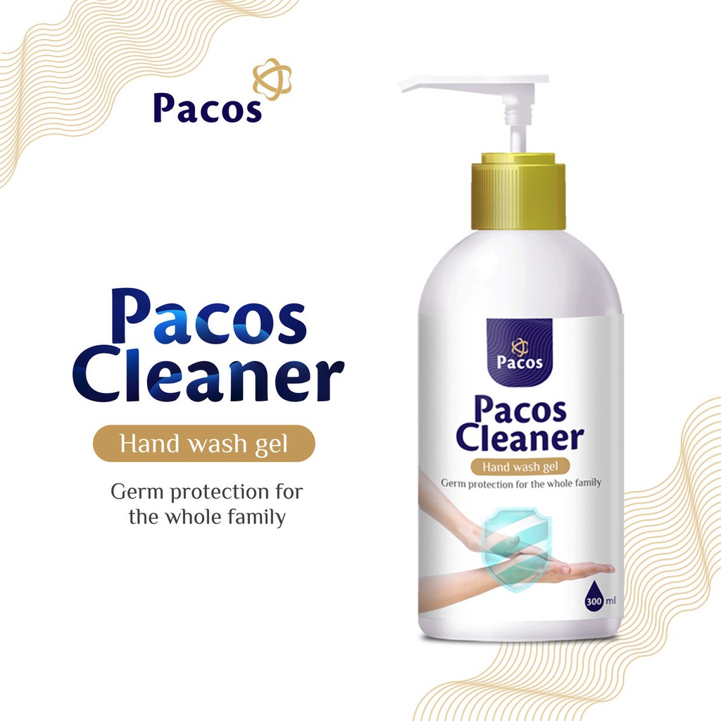 Nước rửa tay PACOS CLEANER dưỡng ẩm da tay bảo vệ gia đình khỏi vi khuẩn | BigBuy360 - bigbuy360.vn