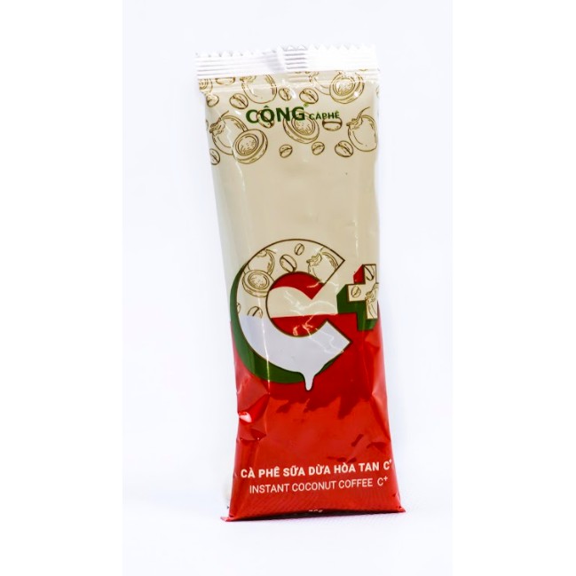 [GÓI DÙNG THỬ] Cà phê cốt dừa hoà tan C+ - Cộng Cà Phê