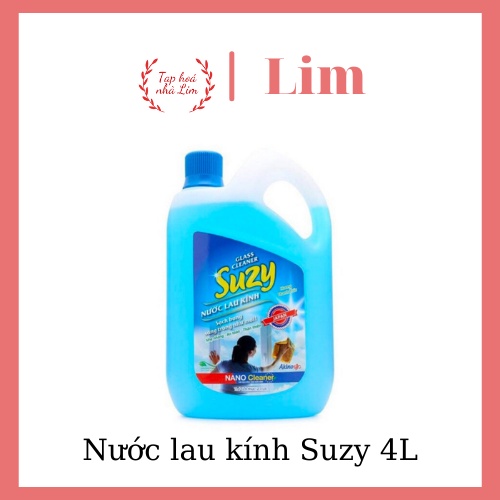 Nước lau kính SUZY 4L - thành phần HỮU CƠ, chất lượng NHẬT BẢN