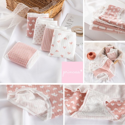 PRINCESS_ SET QUẦN LÓT NỮ COTTON KHÁNG KHUẨN IN HÌNH DỄ THƯƠNG | BigBuy360 - bigbuy360.vn