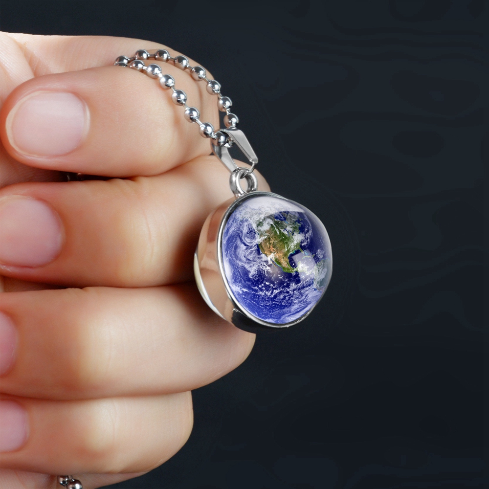 Dây chuyền mặt hình các hành tinh trong hệ mặt trời phong cách thời trang