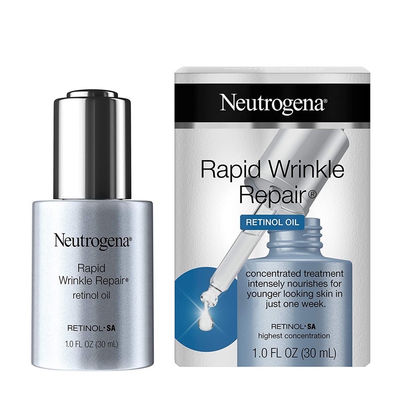 Tinh Dầu Dưỡng Neutrogena Rapid Wrinkle Repair Retinol Oil 30ml hàng Mỹ