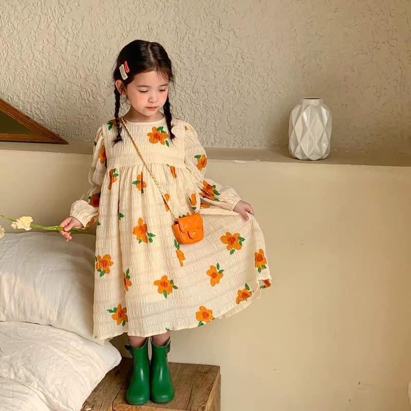 váy xinh cho bé -thô hoa cam