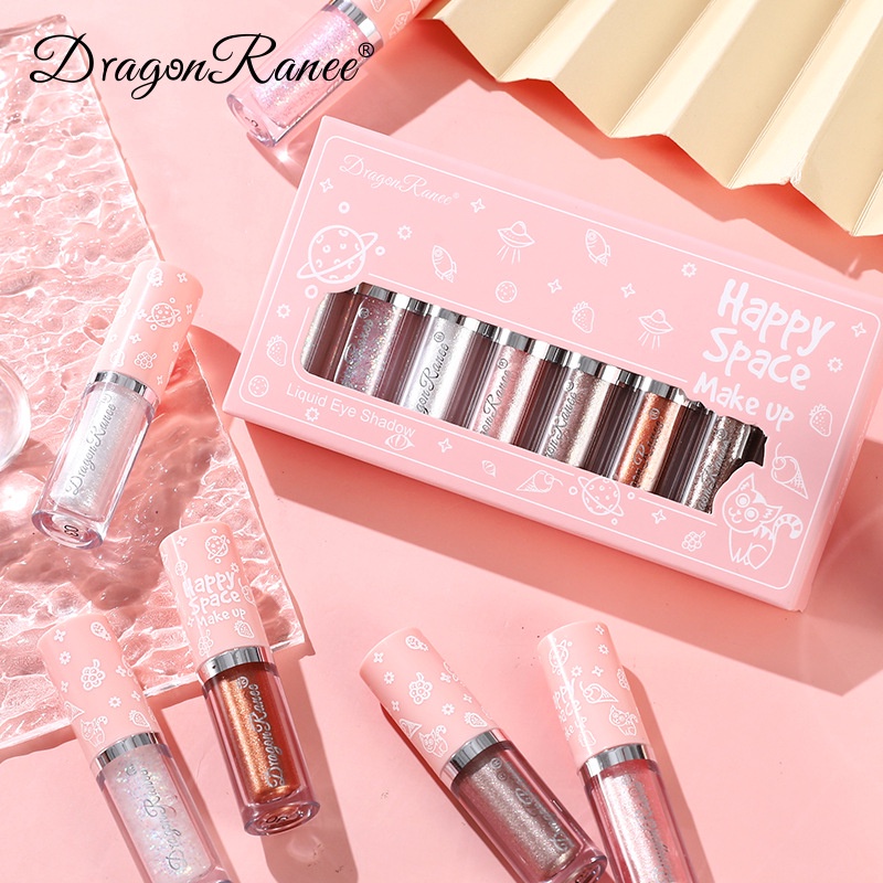 Phấn Mắt Dạng Lỏng 8 Màu Sắc Hiệu Ứng Lì Chống Nước Bền Màu Dài Lâu