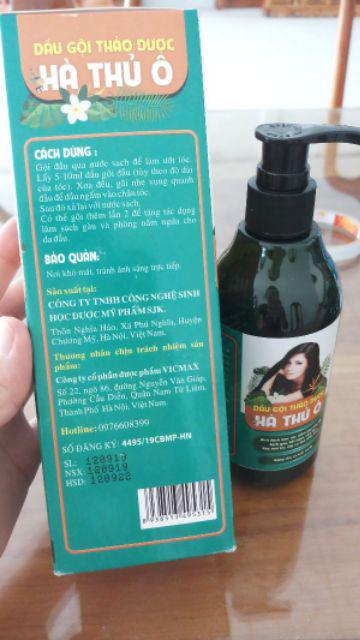 Dầu gội thảo dược hà thủ ô 300ml