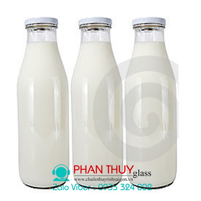 Chai Thủy Tinh 1000ml nắp thiết