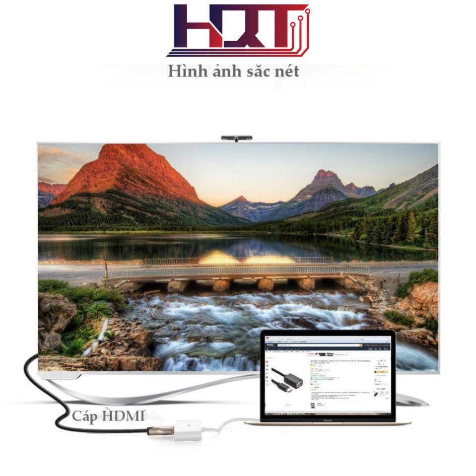 Dây chuyển đổi USB Type-C sang USB 3.0 + HDMI + USB Type-C UGREEN 30377 (màu trắng) | BigBuy360 - bigbuy360.vn