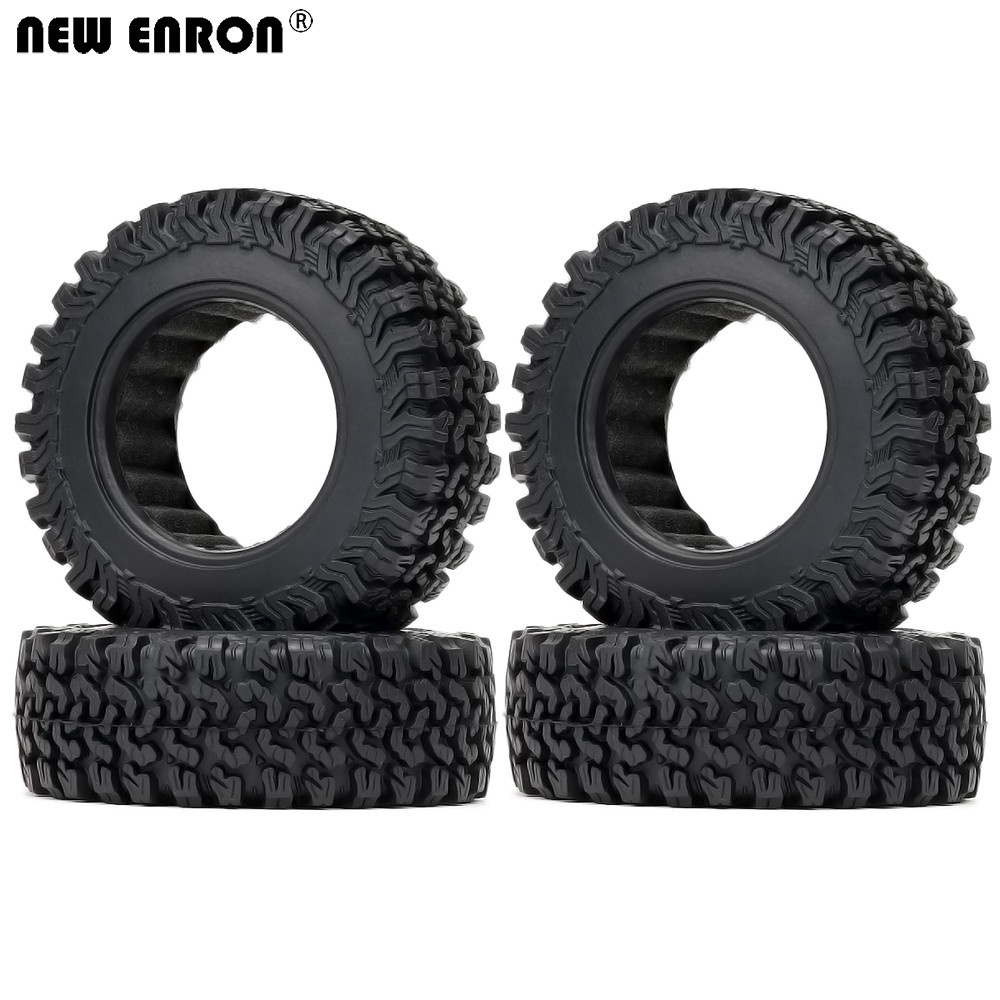 1,9 "Cao su mềm 90mm Lốp bánh xe RC cho RC Crawler 1/10 Mô hình Car Rock TRX4 Axial SCX10 90046 90047 MST jimny Tamiya D90 D110