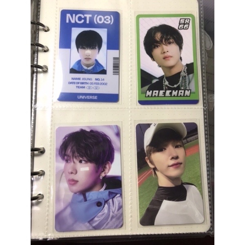Card Photocard thẻ bo góc lẻ set ID Universe sanrio NCT Dream NCT 127 2021