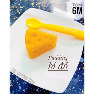 Khuôn silicon hình phô mai 3D là thạch rau câu/pudding cho bé