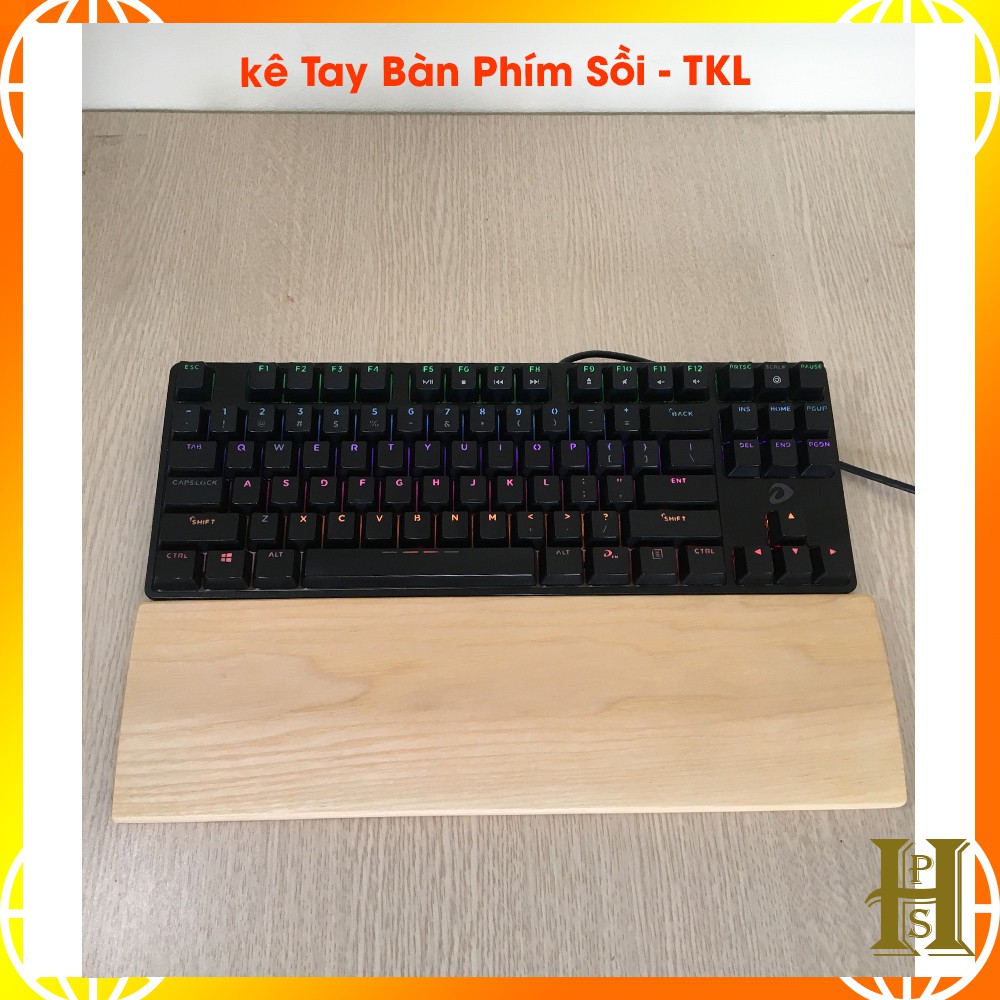 Kê lót tay bàn phím - bằng gỗ thiết kế chất lượng cao Fullsize/ TKL / Compact / Keychon  [Có làm theo yêu cầu]