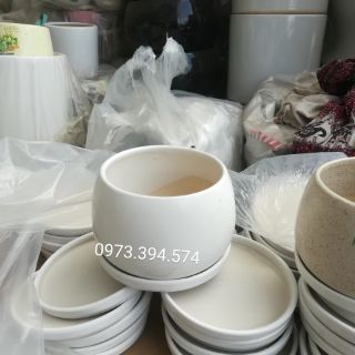 Đế Lót Chậu Sứ- Đĩa Lót Chậu