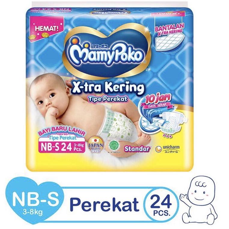 (E4J7) Tiêu Chuẩn Mamy Poko Mới Sinh s-24 / / Super @ Bán Chạy Nhất