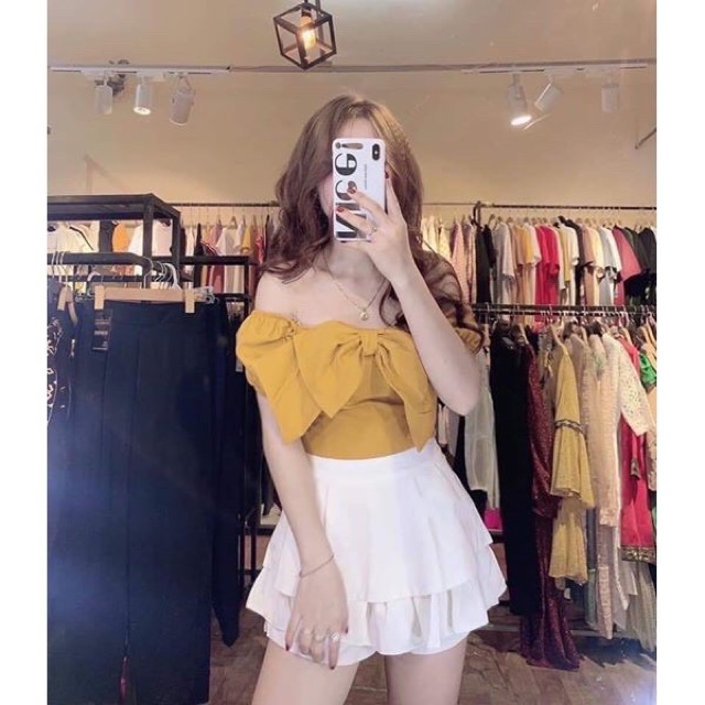 CHÂN VÁY 2 TẦNG DẬP LY