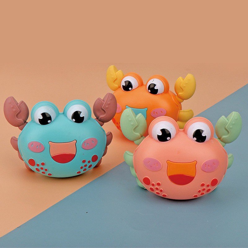 Đồ chơi cua mini chạy dây cót dễ thương