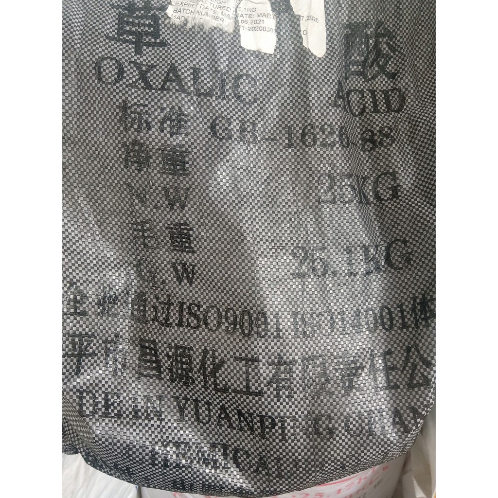 Oxalic - Bột chanh oxalic - Mạnh gấp 10.000 lần chanh - 1kg. Chiết lẻ từ bao 25kg.