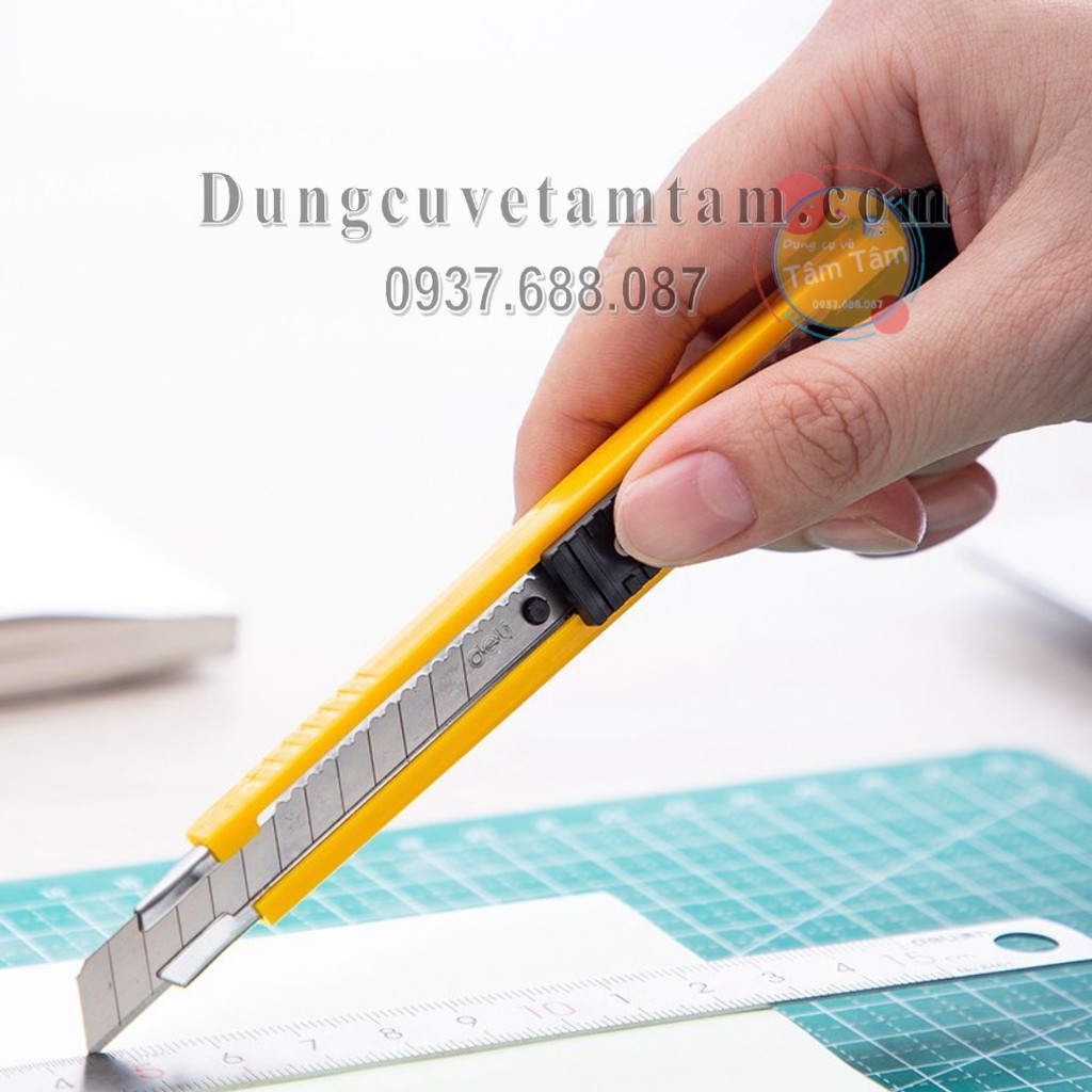 -Dao rọc giấy Deli, Dao Deli 45 độ mã hàng E2031