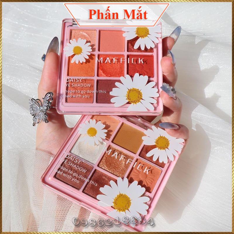 Bảng phấn mắt ánh nhũ 9 ô Bông Cúc MAFFICK Daisy Eye Shadow MES2