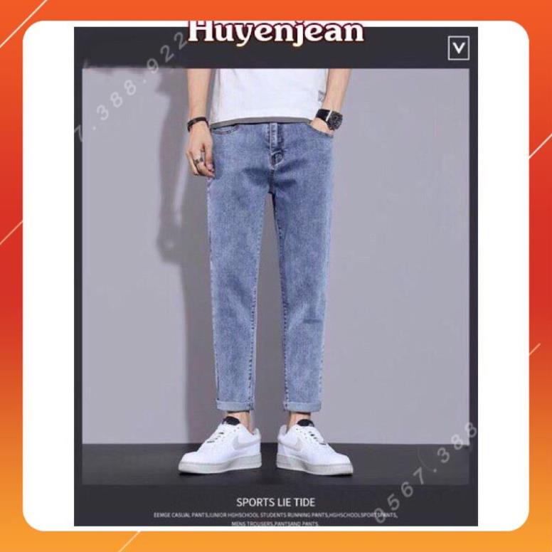 Quần vải jean bò baggy jeans nam nữ ống suông rộng dáng Unisex hàng Quảng Châu sành điệu style năm 2021