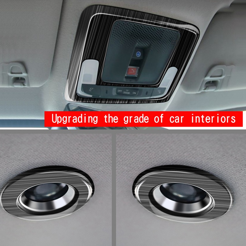 Miếng Dán Trang Trí Đèn Đọc Sách Nội Thất Xe Hơi Honda Vezel HR-V HRV 2021 2022