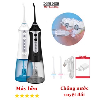 Máy tăm nước Nicefeel FC1591 chính hãng, tăm nước vệ sinh răng miệng cực bền, chống nước tặng kèm Adapter Dinh Dinh