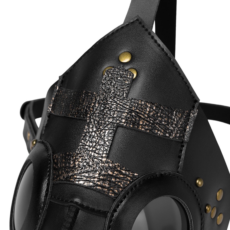 Xiangbao Dây Da Nhân Tạo Màu Đen Hóa Trang Halloween