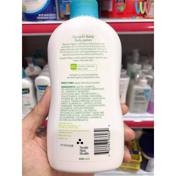 KEM DƯỠNG ẨM DA HÀNG NGÀY CHO BÉ CETAPHIL BABY DAILY LOTION 399ml