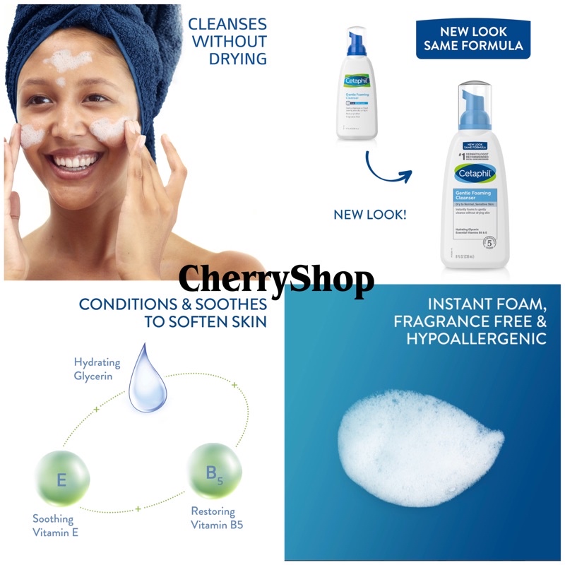 Sửa Rửa Mặt Dịu Nhẹ Cetaphil Gentle Foaming Cleanser