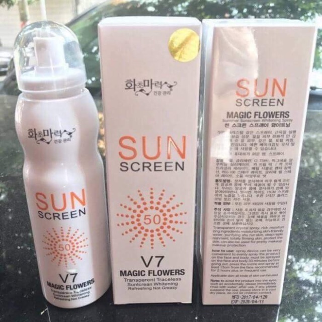 Xịt chống nắng v7
