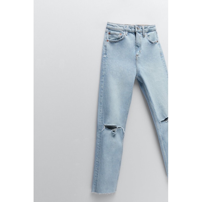 QUẦN JEANS CẠP CAO SLIM FIT HI-RISE ZARA AUTH NEW TAG 2021 SALE