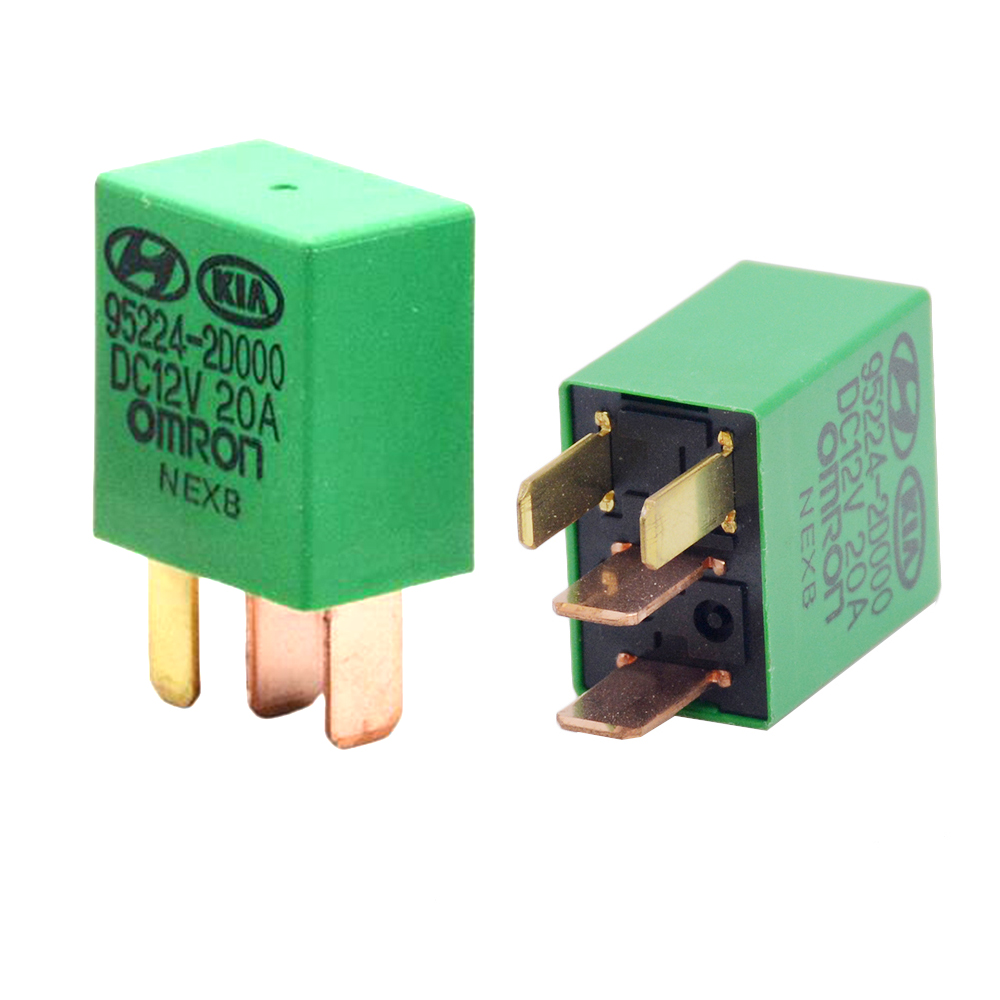 OMRON 1 Rơ Le Ô Tô kia 12v Ohmron Xanh Lá / Vàng / Xám
