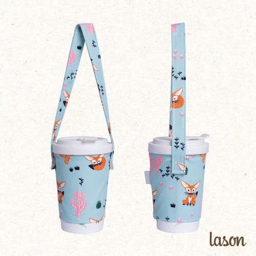 Túi xách cốc nước, quai treo cốc trà sữa, chất liệu vải Animal TBC00221 | BigBuy360 - bigbuy360.vn