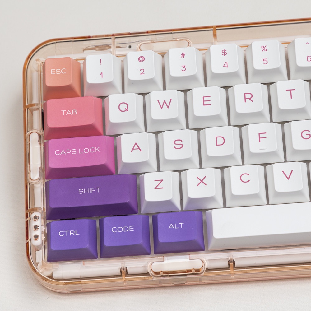 135 Phím Alpine Keycaps Cherry Profile Girly Gradient PBT Dye Sub Bàn phím cơ học Keycap