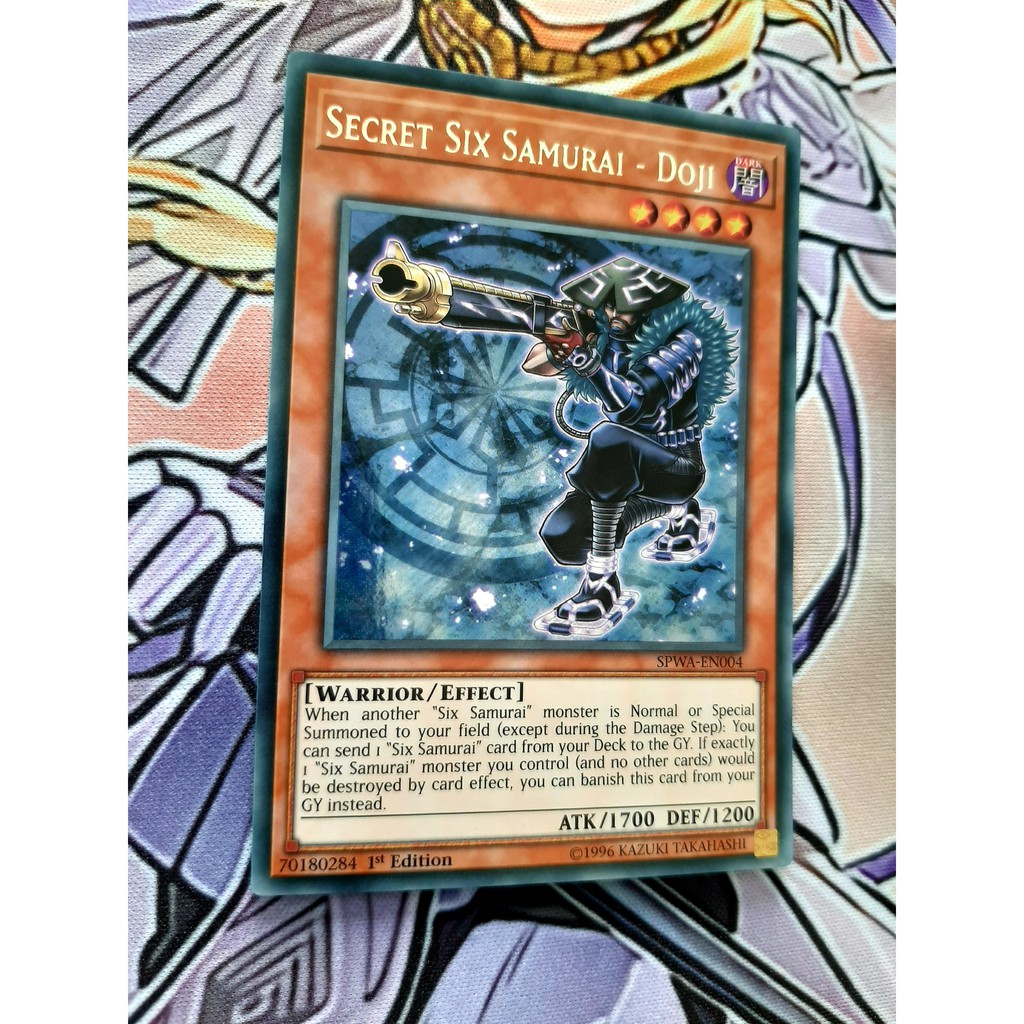 [ĐỖ LẠC SHOP ] THẺ BÀI YUGIOH - MONSTER - Secret Six Samurai - Doji - SPWA-EN004 - Secret Rare