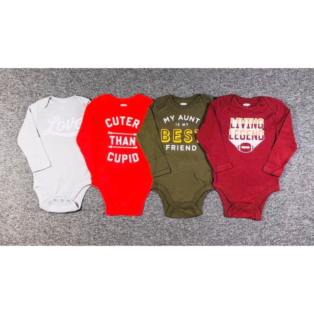 Body dài tay catter’s cho bé- set 4 body/175k