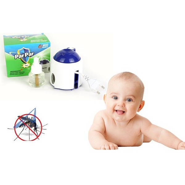 MÁY ĐUỔI ĐUỔI MUỖI PAPA ( KÈM 1 LỌ TINH DẦU )